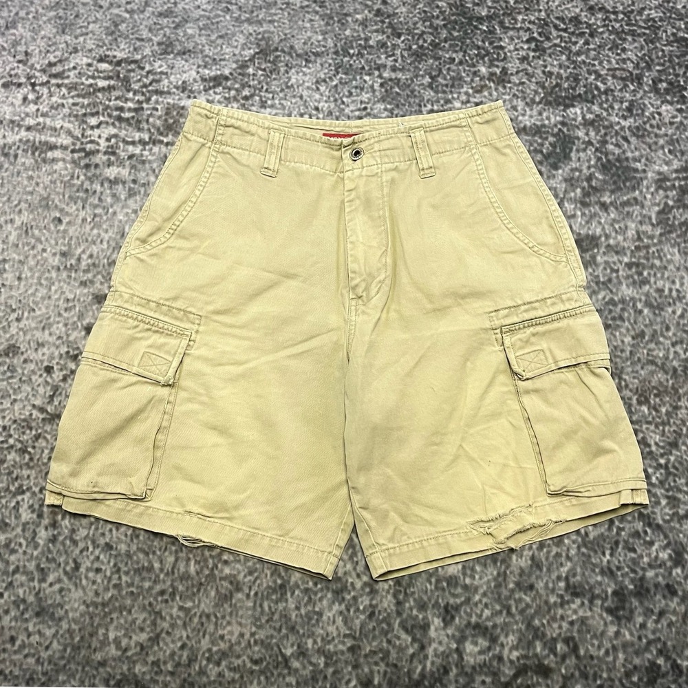 VTG Unionbay Cargo Shorts Mens 30 Khaki‎ Utility Skater Outdoor Y2K
